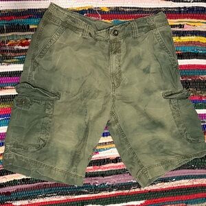 Lucky Brand Green Cargo Shorts for Men